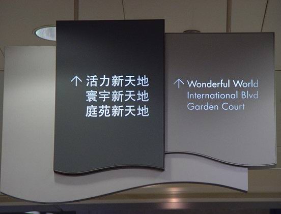 商場指示牌,上海商（shāng）場指示牌設計製作公司