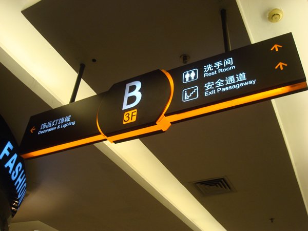 室內發光指示燈（dēng）箱|雙麵發光燈箱